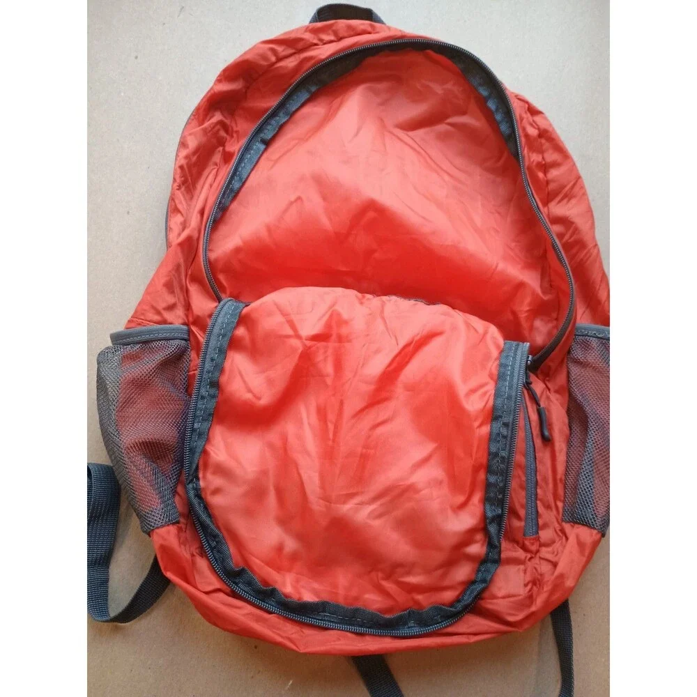 Overseas Packable Backpack Lightweight Orange Adventure Travel